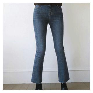 Frau-hem Semi Boot-cut Jeans