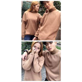 Couple Matching High Neck Sweatshirt