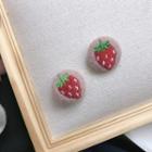 Strawberry Stud Earring / Clip-on Earring