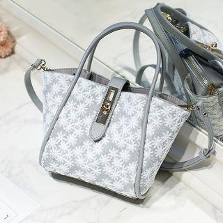 Faux-leather Lace Tote