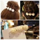 Resin Flower Hair Clip As Shown In Figure - One Size