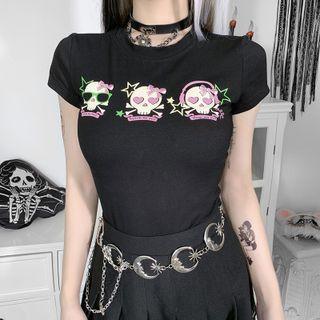 Short-sleeve Skull T-shirt