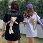 Bear Detail Short-sleeve T-shirt