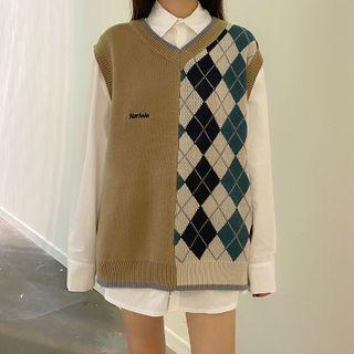 Pattern Embroidered Vest