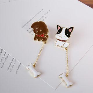 Dog Chained Brooch