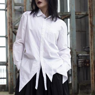 Asymmetrical Hem Shirt