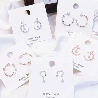 Rhinestone Star Dangle Earring (various Design)