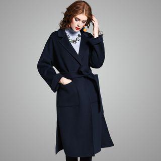 Snap-button Tie Waist Coat