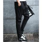 Studded Drop Crotch Jogger Pants