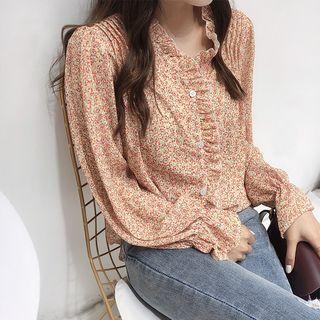Floral Blouse Floral - One Size