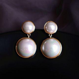 Wedding Faux Pearl Dangle Earring