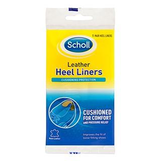 Scholl - Leather Heel Liners 1 Pair