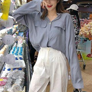 Long Sleeve Pocket Shirt