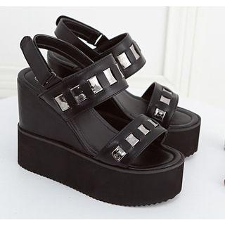 Wedged Platform Sandals