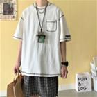 Two-tone Loose-fit T-shirt