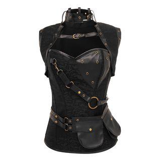 Eyelet Detail Lace Tank Top