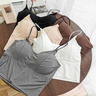 Cropped Chiffon Camisole Top