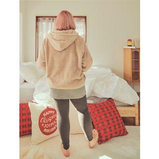 Plus Size Ribbed Winter Leggings