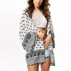 Elephant Print Light Jacket