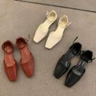 Plain Dorsay Sandals