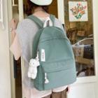 Chinese Character Embroidered Lightweight Backpack