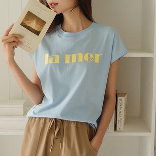 La Mer Cap-sleeve T-shirt