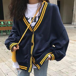Strip-trim Cardigan