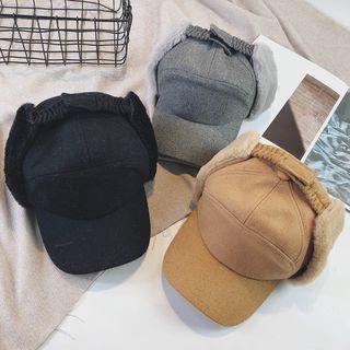 Fleece Panel Trapper Hat