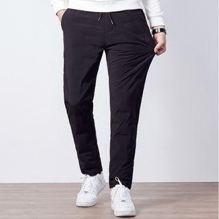 Plain Padded Straight Leg Pants