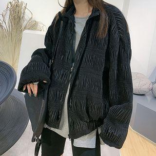 Crinkle Zip-up Jacket
