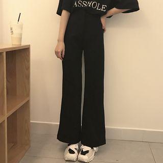 Wide Leg Boot-cut Pants