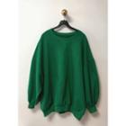 Puff-sleeve Cotton Pullover