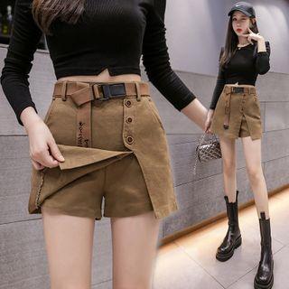 Mock Two-piece Mini Pencil Skort