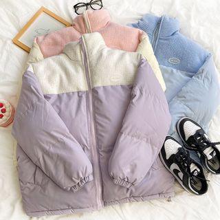 Long-sleeve Panel Lettering Jacket