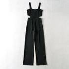 Cut-out Wide Leg Jumpsuit