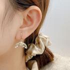 Faux Pearl Mermaid Tail Drop Earring E2721 - 1 Pair - Gold - One Size