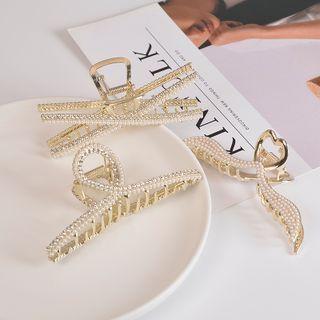 Faux Pearl / Rhinestone Hair Clamp (various Designs)