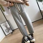 Knit Jogger Pants Gray - One Size
