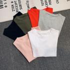 Short-sleeve Crop T-shirt In 6 Colors