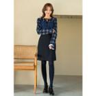Tall Size Textured H-line Skirt