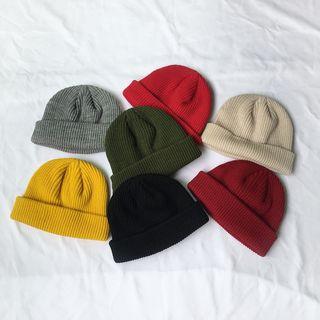Plain Yarn Beanie