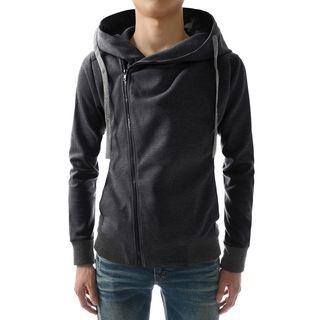Asymmetric Hooded Jacket
