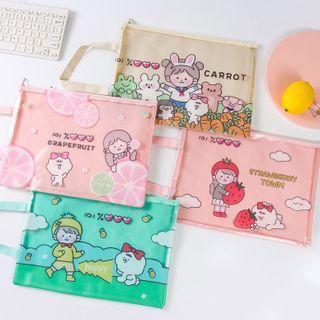 Cartoon Print A4 / A5 Document Bag