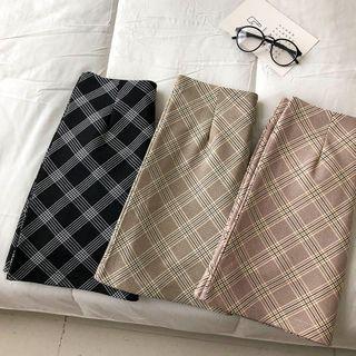 Argyle Mini A-line Skirt