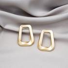 Geometric Alloy Earring 1 Pair - E1270-2 - Gold - One Size
