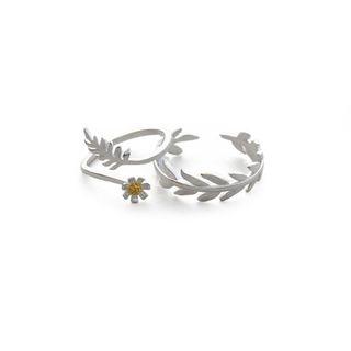 Leaf Couple Ring