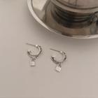 Alloy Padlock Dangle Earring 1 Pair - As Shown In Figure - One Size