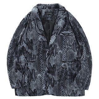Snakeskin Print Blazer