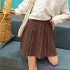 Striepd A-line Skirt