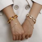 Set Of 4: Bracelet 0330 - Gold - One Size